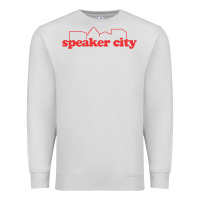 Dove Grey speaker city Premium Sweatshirt - artisFamous