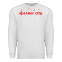 Oatmeal Heather speaker city Premium Sweatshirt - artisFamous