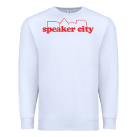 White speaker city Premium Sweatshirt - artisFamous