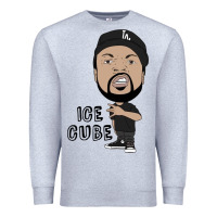 Heather Grey Ice Cube Premium Sweatshirt - artisFamous