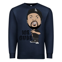 Navy Ice Cube Premium Sweatshirt - artisFamous