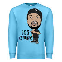 Ocean Blue Ice Cube Premium Sweatshirt - artisFamous