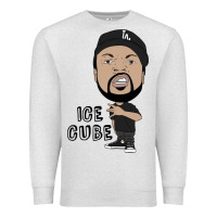 Oatmeal Heather Ice Cube Premium Sweatshirt - artisFamous