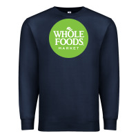 Navy Whole Foods Market Premium Sweatshirt - artisFamous