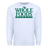 White Whole Foods Market Premium Sweatshirt - artisFamous