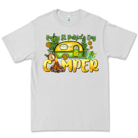 Dove Grey Happy St. Patrick's Day camper Premium Tee - HowdyJamesFarm