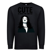 Black cute is what we aim for Premium Sweatshirt - artisFamous