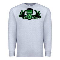 Heather Grey The Frankenstein Premium Sweatshirt - artisFamous