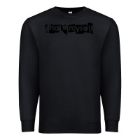 Black i hate myself Premium Sweatshirt - artisFamous