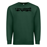Sports Green i hate myself Premium Sweatshirt - artisFamous