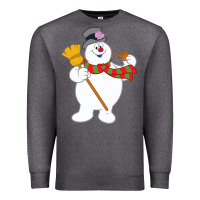 Charcoal Heather Frosty The Snowman New Sku Premium Sweatshirt - artisFamous
