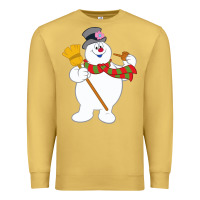 Antique Gold Frosty The Snowman New Sku Premium Sweatshirt - artisFamous