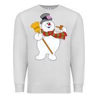 Dove Grey Frosty The Snowman New Sku Premium Sweatshirt - artisFamous