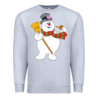 Heather Grey Frosty The Snowman New Sku Premium Sweatshirt - artisFamous