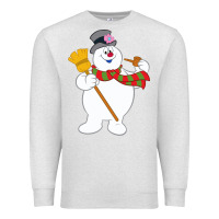 Oatmeal Heather Frosty The Snowman New Sku Premium Sweatshirt - artisFamous