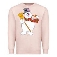 Pale Pink Frosty The Snowman New Sku Premium Sweatshirt - artisFamous