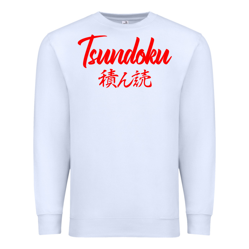 Tsundoku Japanese Typography Premium Sweatshirt by artisFamous | Teevron