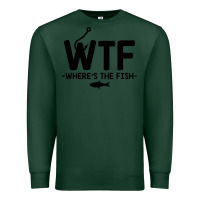 Sports Green where's the fish Premium Sweatshirt - artisFamous