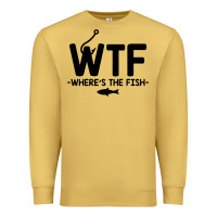 Antique Gold where's the fish Premium Sweatshirt - artisFamous
