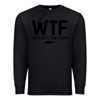 Black where's the fish Premium Sweatshirt - artisFamous