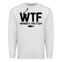 Oatmeal Heather where's the fish Premium Sweatshirt - artisFamous