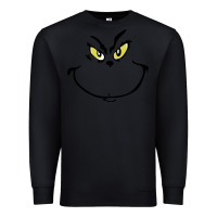 Black Grinch Face Premium Sweatshirt - artisFamous
