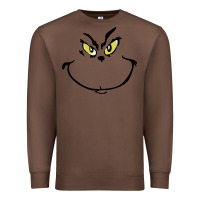 Chestnut Grinch Face Premium Sweatshirt - artisFamous