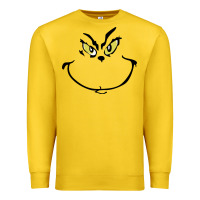 Lemon Grinch Face Premium Sweatshirt - artisFamous