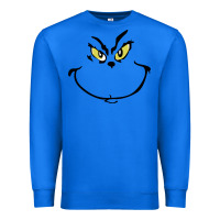 True Royal Grinch Face Premium Sweatshirt - artisFamous
