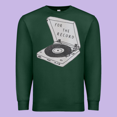 For The Record Premium Sweatshirt Designed By Artisfamous