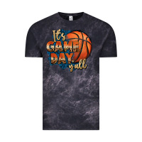 Cloud Black it's game day y'all basketball Vintage Tee - FaDigitalArtStudio
