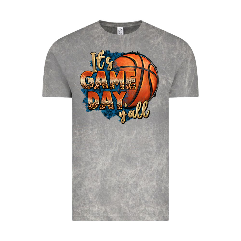 It's Game Day Y'all Basketball Vintage Tee by FaDigitalArtStudio | Teevron