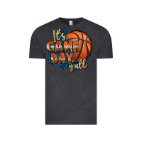 Vintage Black it's game day y'all basketball Vintage Tee - FaDigitalArtStudio