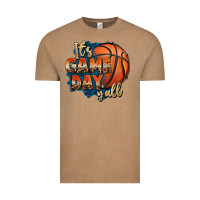 Vintage Coffee it's game day y'all basketball Vintage Tee - FaDigitalArtStudio
