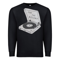 Black for the record Premium Sweatshirt - artisFamous
