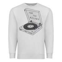 Dove Grey for the record Premium Sweatshirt - artisFamous