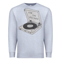 Heather Grey for the record Premium Sweatshirt - artisFamous