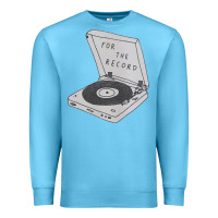 Ocean Blue for the record Premium Sweatshirt - artisFamous