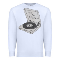 White for the record Premium Sweatshirt - artisFamous