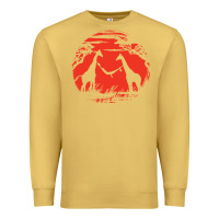 Antique Gold giraffe Premium Sweatshirt - artisFamous