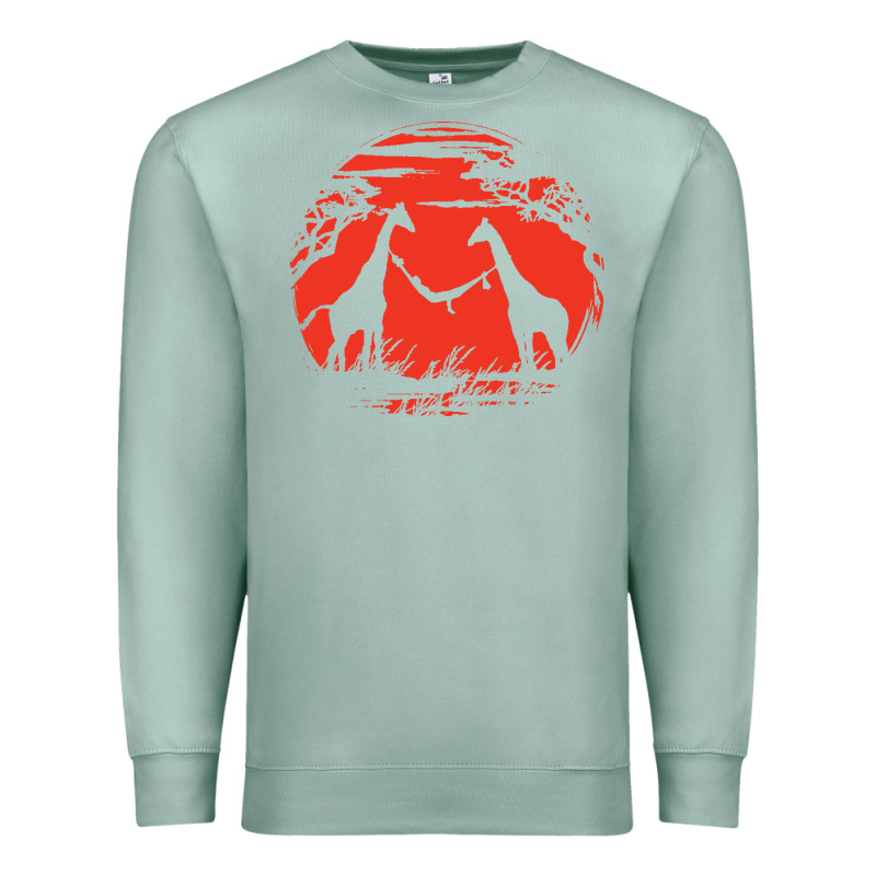 Giraffe Premium Sweatshirt by artisFamous | Teevron
