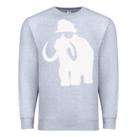 Heather Grey mammoth Premium Sweatshirt - artisFamous
