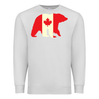 Dove Grey Canadian Bear Premium Sweatshirt - artisFamous