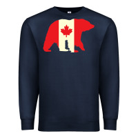 Navy Canadian Bear Premium Sweatshirt - artisFamous