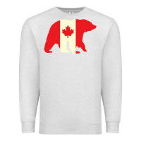 Oatmeal Heather Canadian Bear Premium Sweatshirt - artisFamous