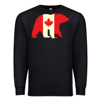 Black Canadian Bear Premium Sweatshirt - artisFamous