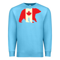 Ocean Blue Canadian Bear Premium Sweatshirt - artisFamous