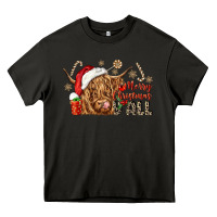 Asphalt merry christmas yall Heavy Core Tee - CowGirlArtShop