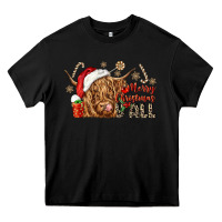 Black merry christmas yall Heavy Core Tee - CowGirlArtShop