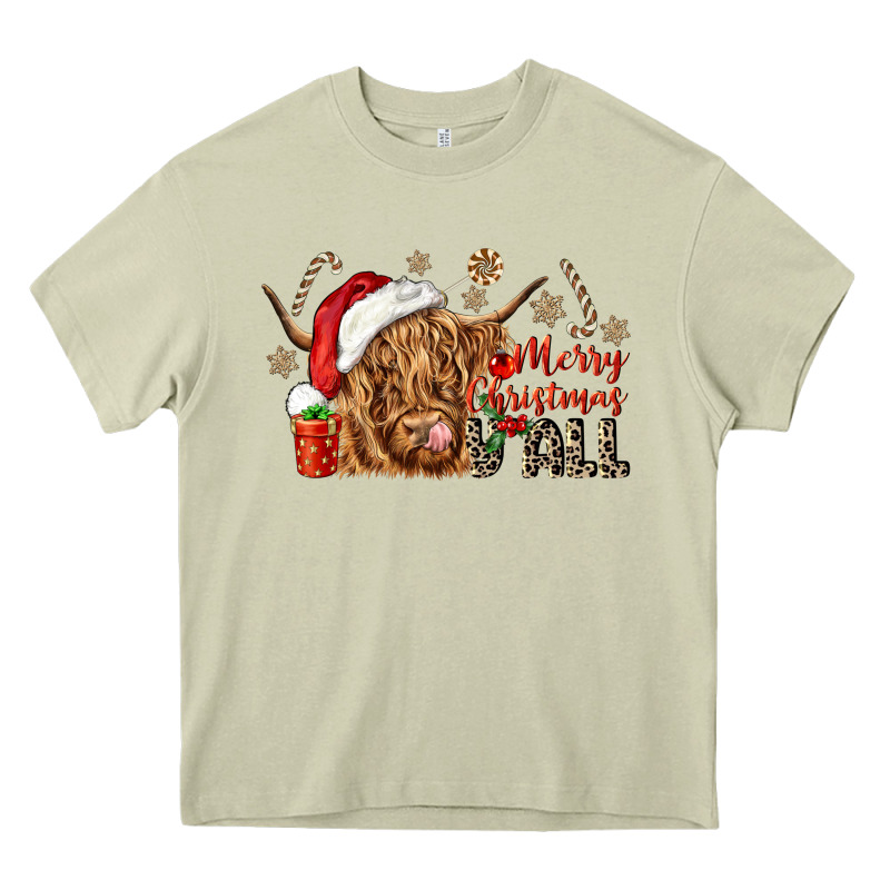Merry Christmas Yall Heavy Core Tee by CowGirlArtShop | Teevron